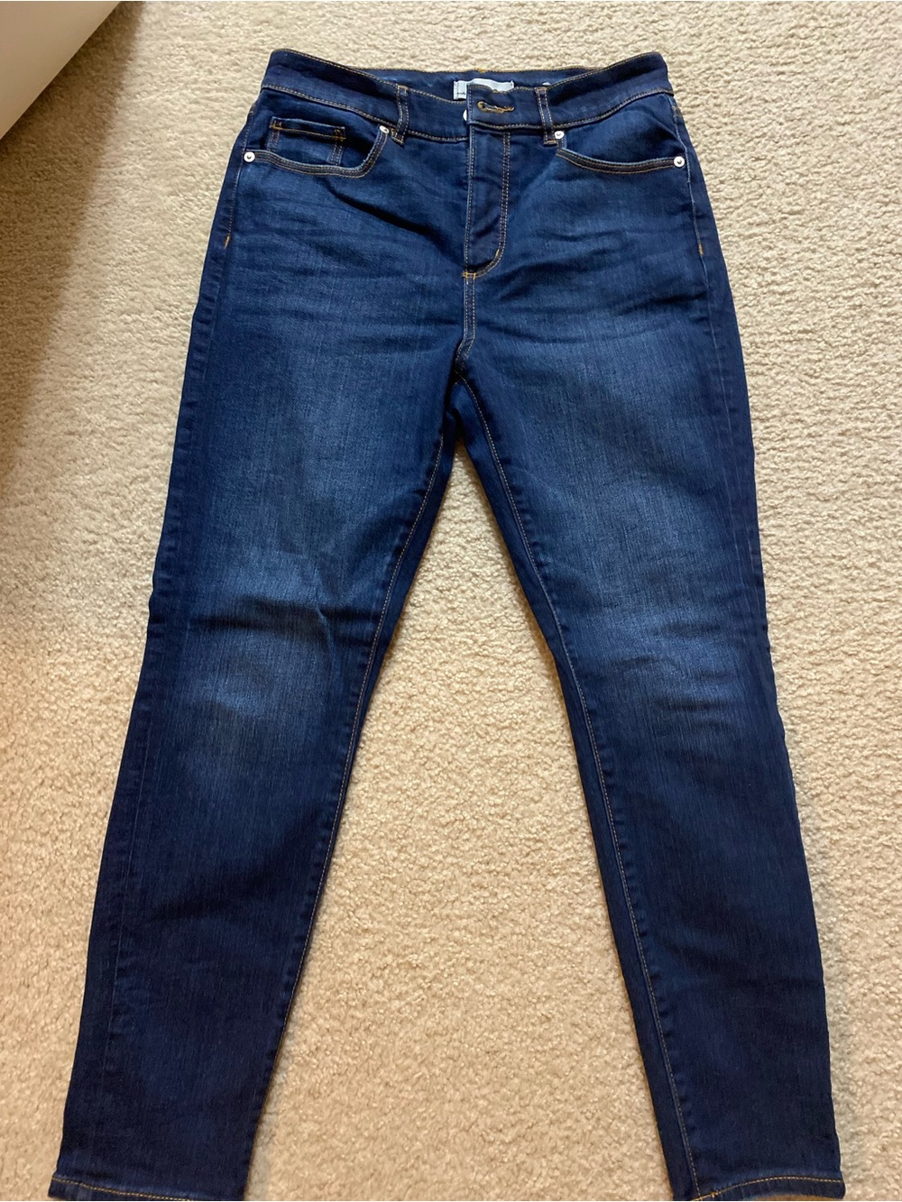LOFT Dark Indigo Skinny Jeans 6P